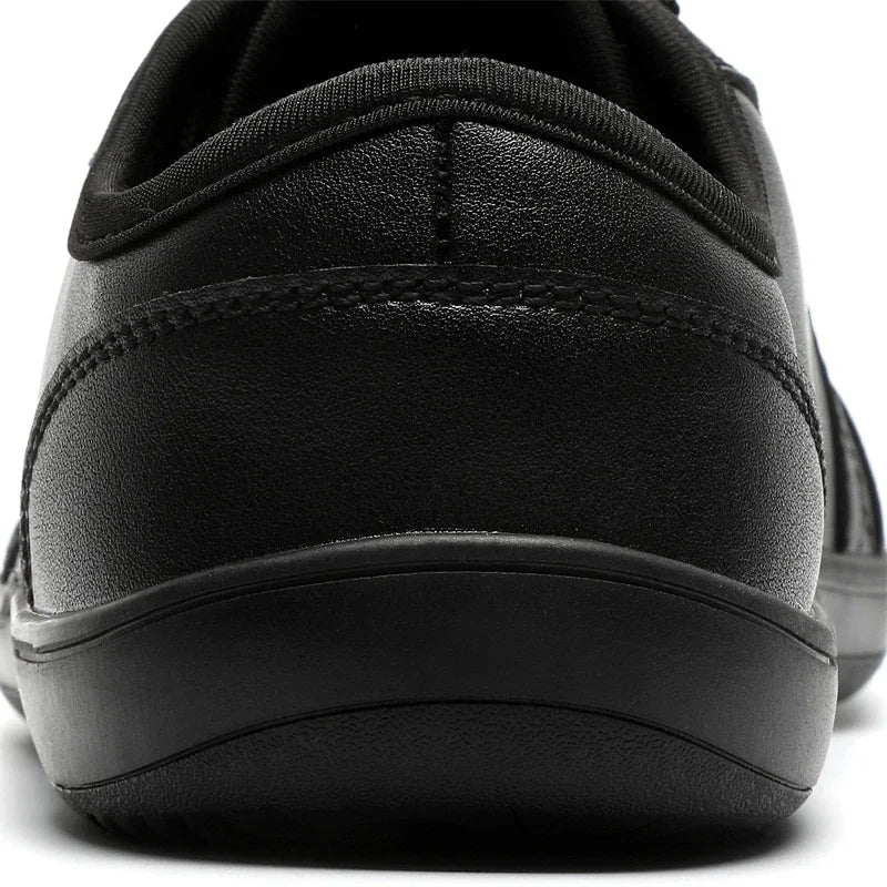 The Wide Toe BareFlex™ Leather Sneaker