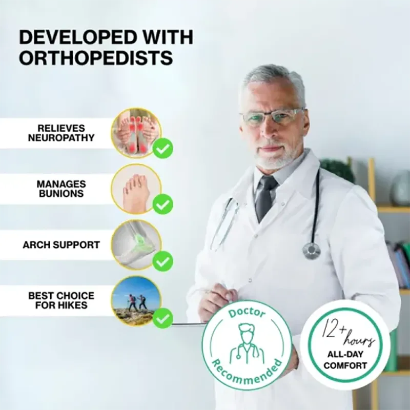 Slip On Orthopedic Hiking Shoes