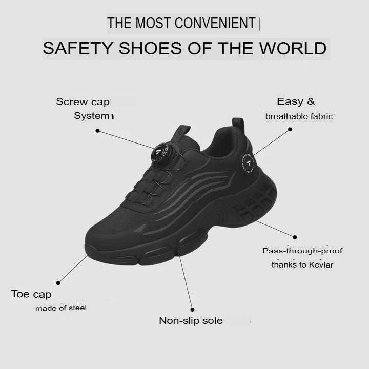 SAFESTRIDE ORTHO | Orthopedic Work Shoes