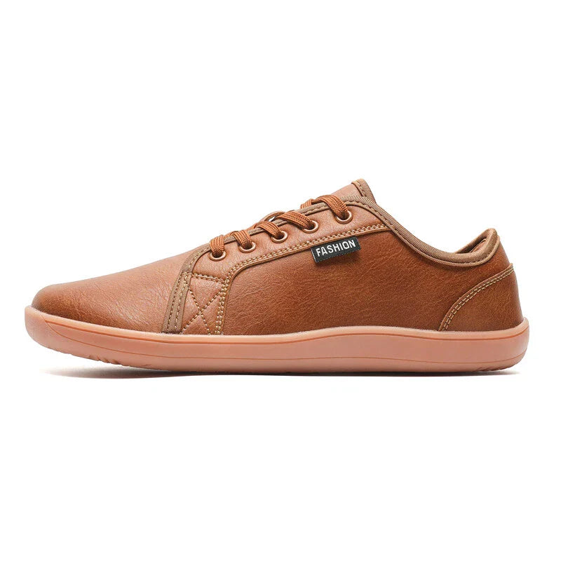 The Wide Toe BareFlex™ Leather Sneaker